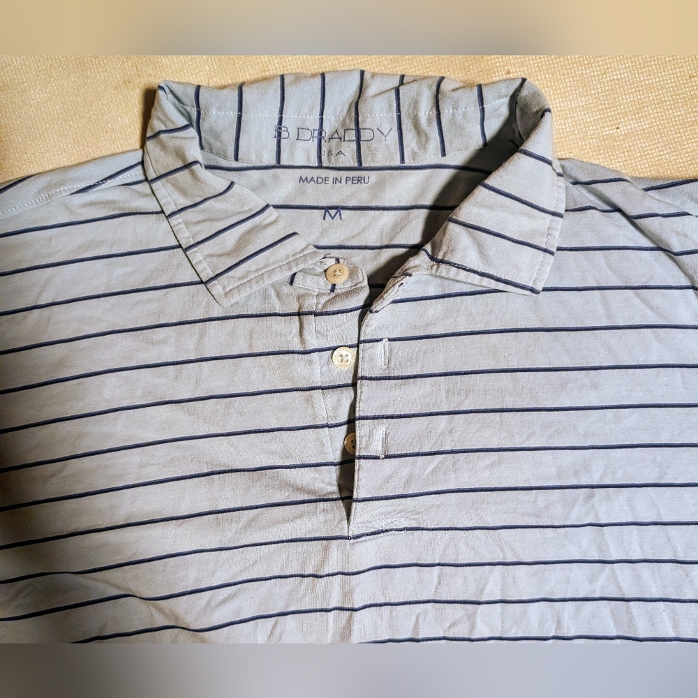 B Draddy Size M. Golf Polo Shirt.